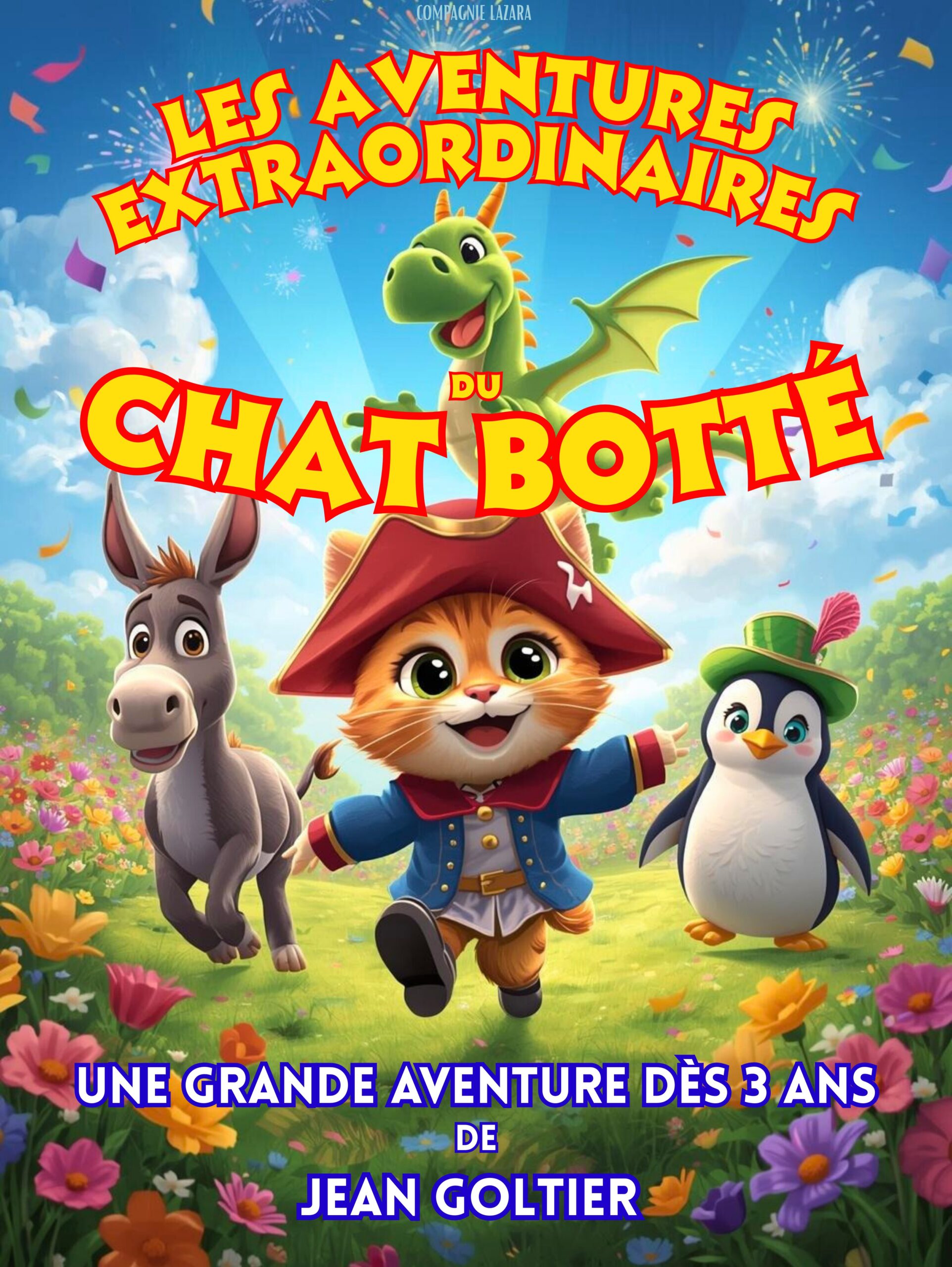 chat botté affiche